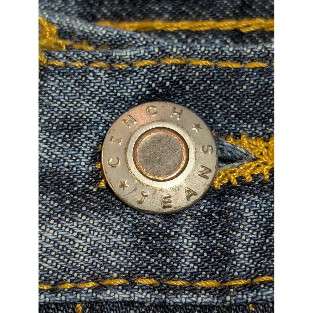 Cinch Green Label Relaxed Fit Jeans Mens 40x38 Tapered Leg Indigo MB90530002